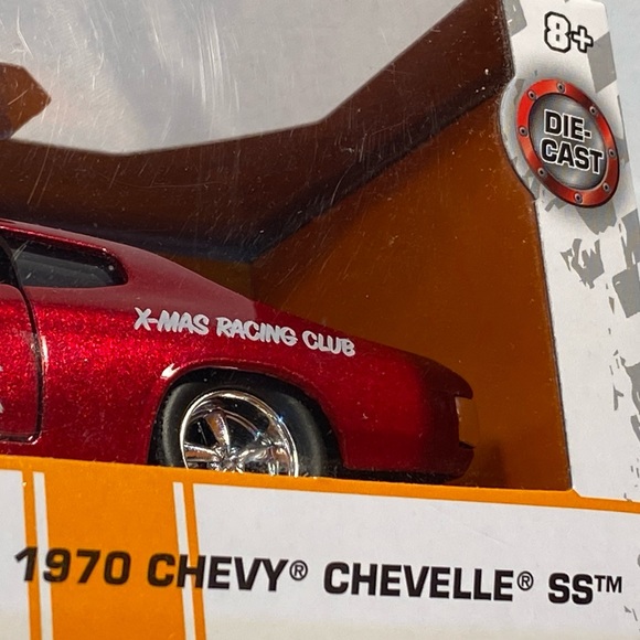 Jada BigTime Muscle Diecast 1970 Chevy Chevelle SS 1:32 Saint Nick Xmas Racing - Picture 5 of 8